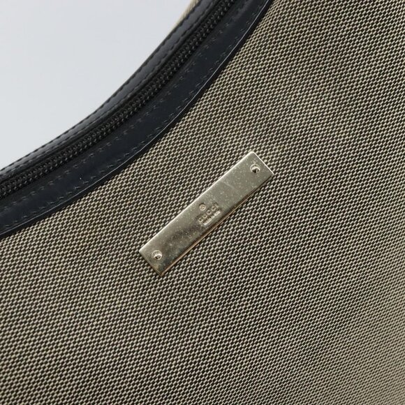 Authentic GUCCI Shoulder Bag Canvas Beige Gold 001 4204 - Picture 8 of 16